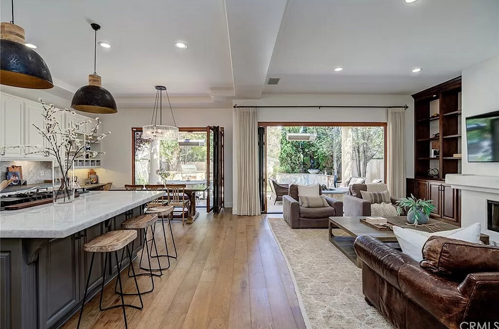 House featuring a beautiful kitchen and a hidden home office.