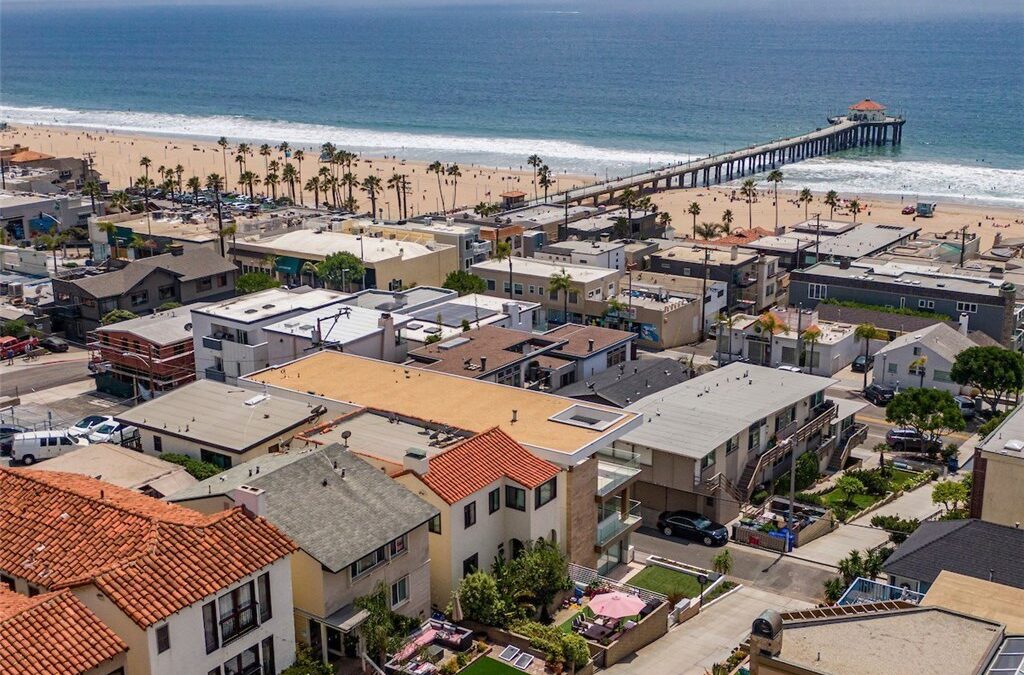 Housing market featuring a stunning California beach town.